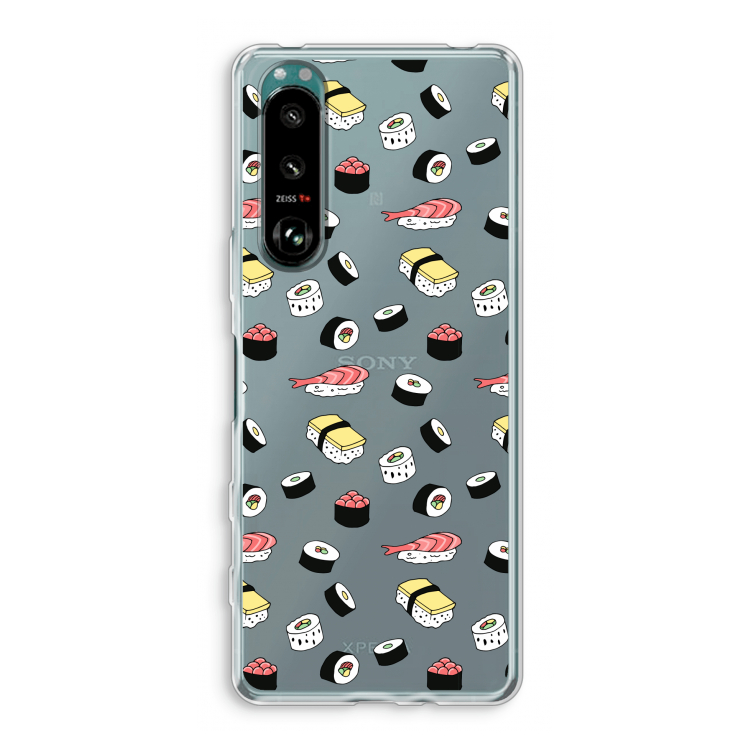 Sushi time: Sony Xperia 5 III Transparant Hoesje