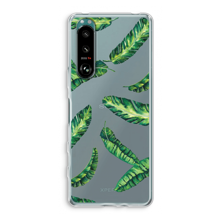 Lange bladeren: Sony Xperia 5 III Transparant Hoesje