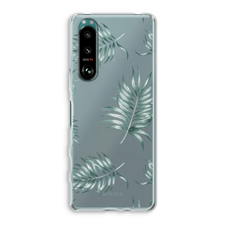 Simple leaves: Sony Xperia 5 III Transparant Hoesje
