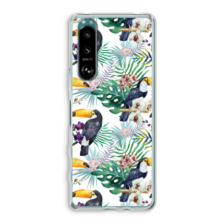 Tukans: Sony Xperia 5 III Transparant Hoesje