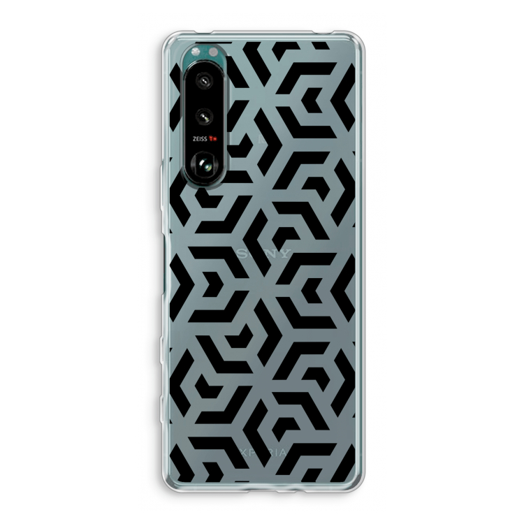 Crazy pattern: Sony Xperia 5 III Transparant Hoesje