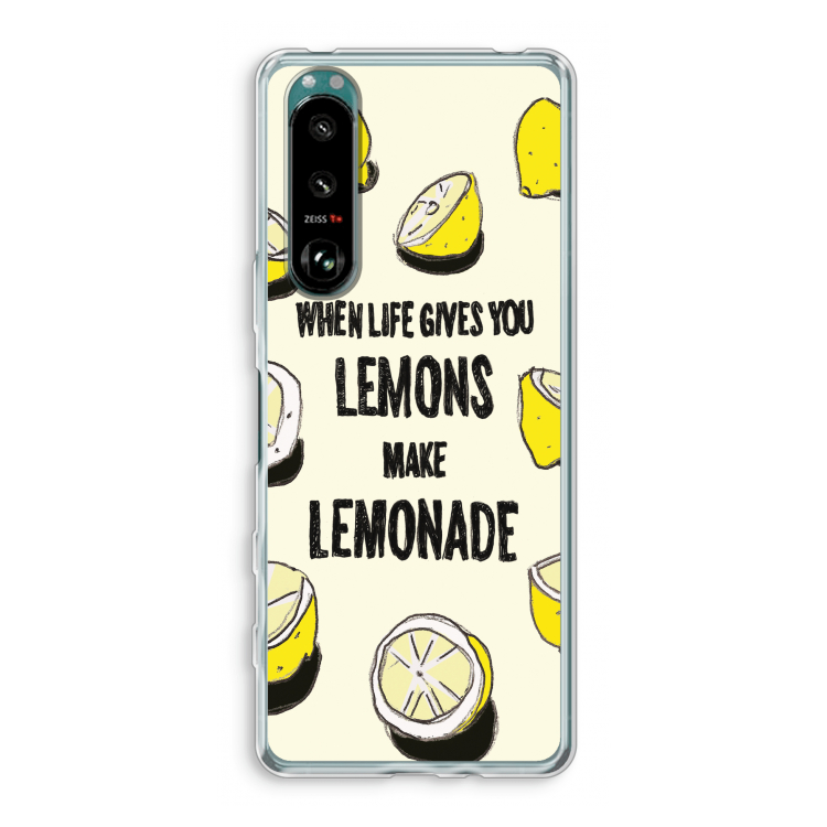 Lemonade: Sony Xperia 5 III Transparant Hoesje