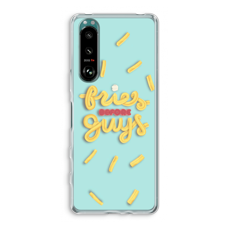 Always fries: Sony Xperia 5 III Transparant Hoesje