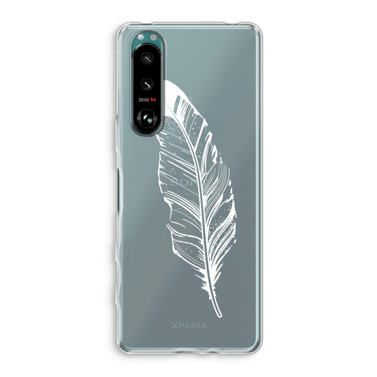 Pluim: Sony Xperia 5 III Transparant Hoesje