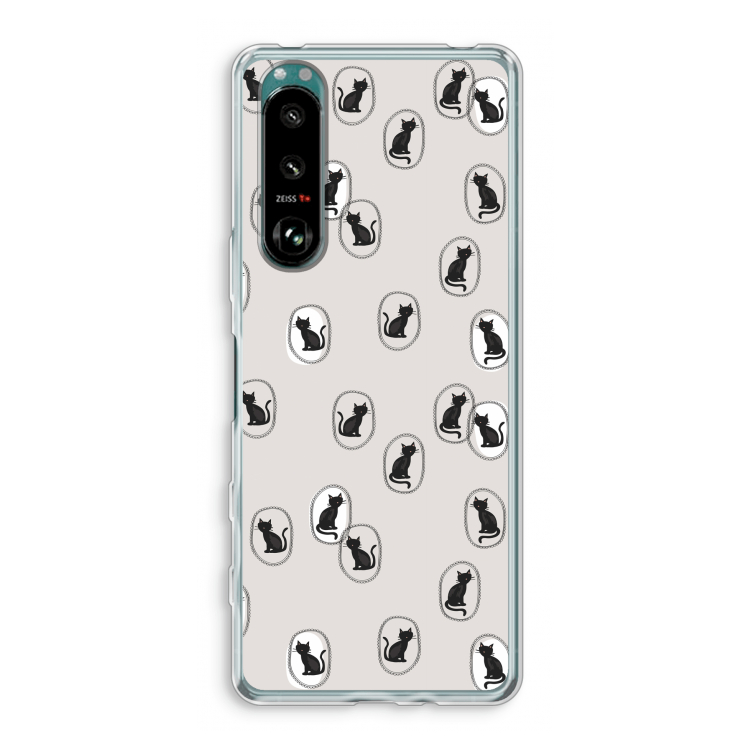 Miauw: Sony Xperia 5 III Transparant Hoesje