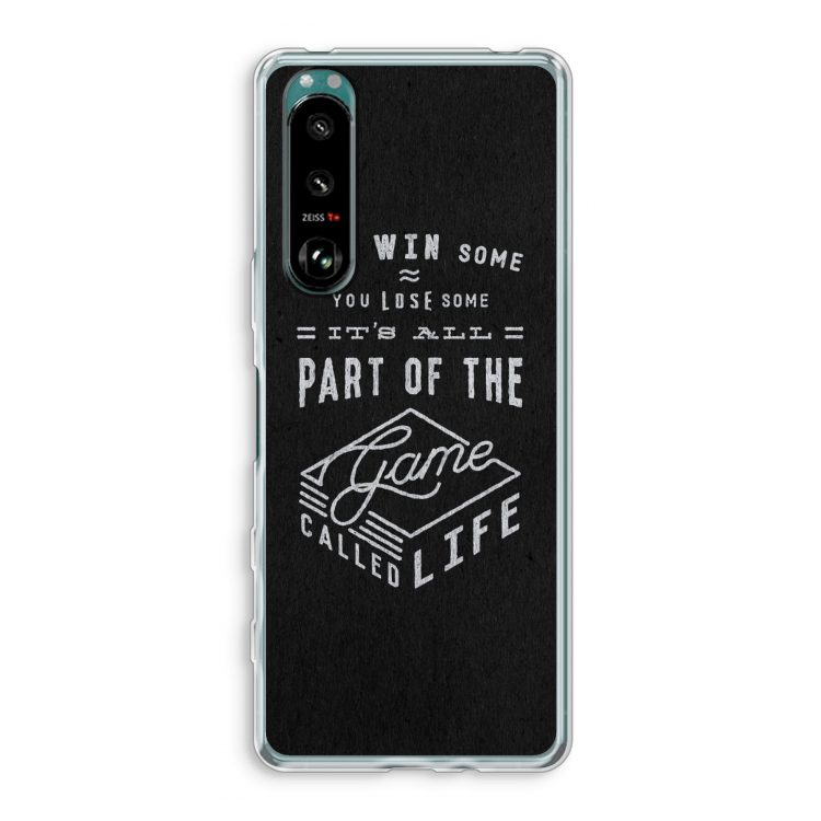 Life: Sony Xperia 5 III Transparant Hoesje