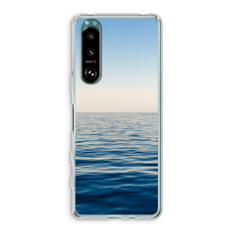 Water horizon: Sony Xperia 5 III Transparant Hoesje
