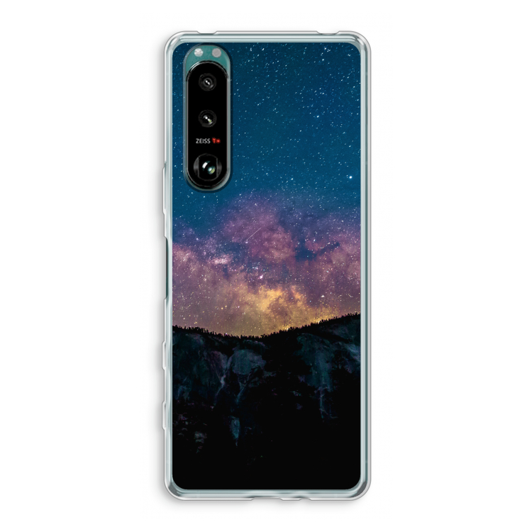Travel to space: Sony Xperia 5 III Transparant Hoesje