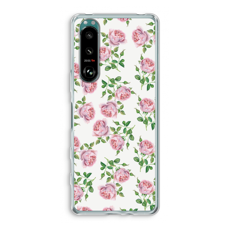 Kleine roosjes: Sony Xperia 5 III Transparant Hoesje