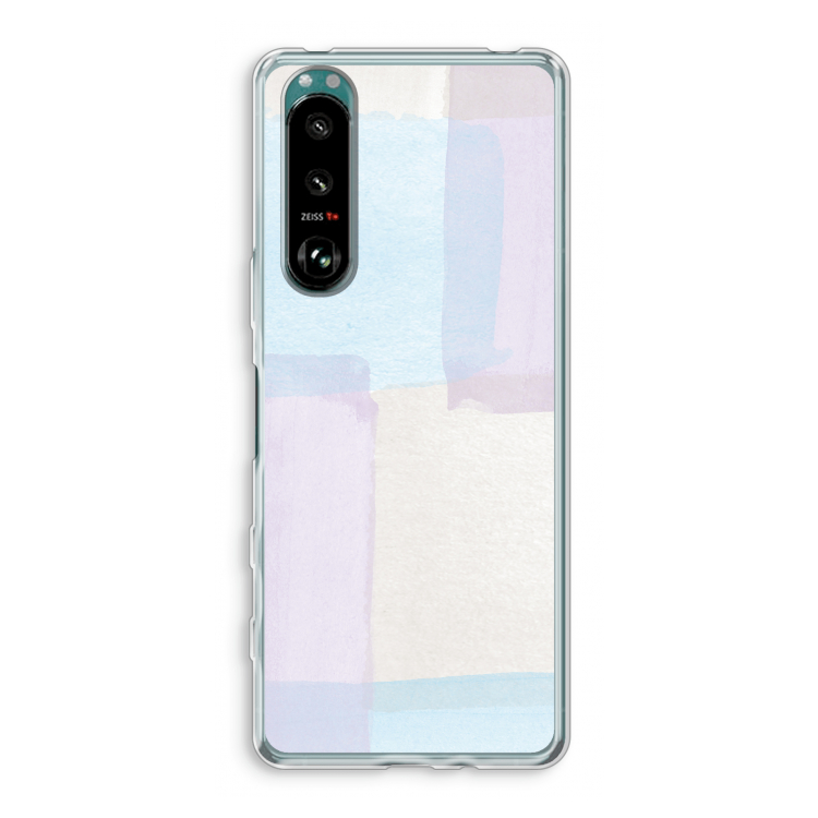 Square pastel: Sony Xperia 5 III Transparant Hoesje