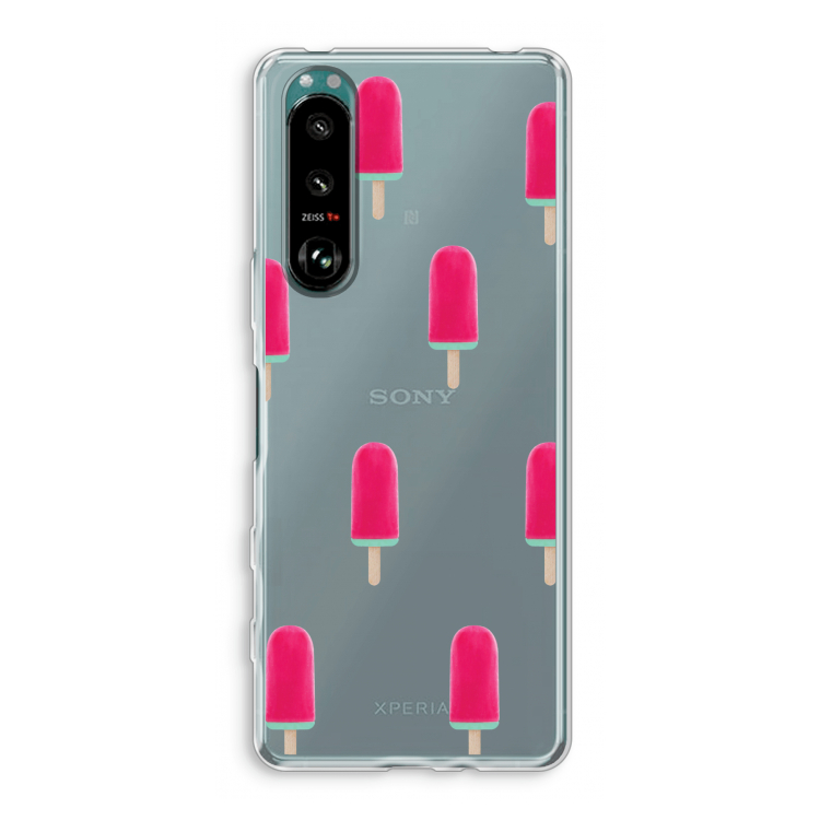 Waterijsje: Sony Xperia 5 III Transparant Hoesje