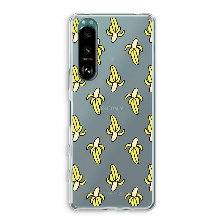 Bananas: Sony Xperia 5 III Transparant Hoesje