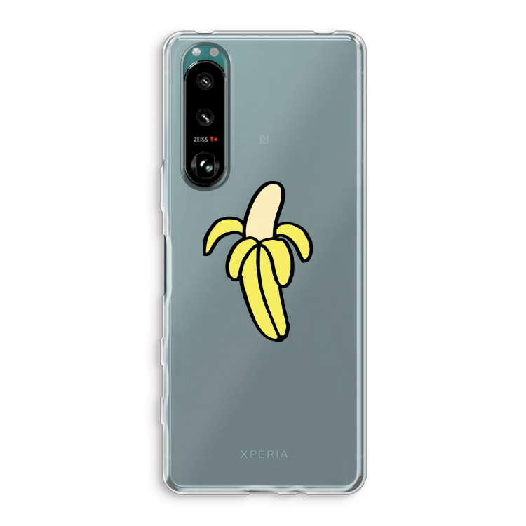 Banana: Sony Xperia 5 III Transparant Hoesje