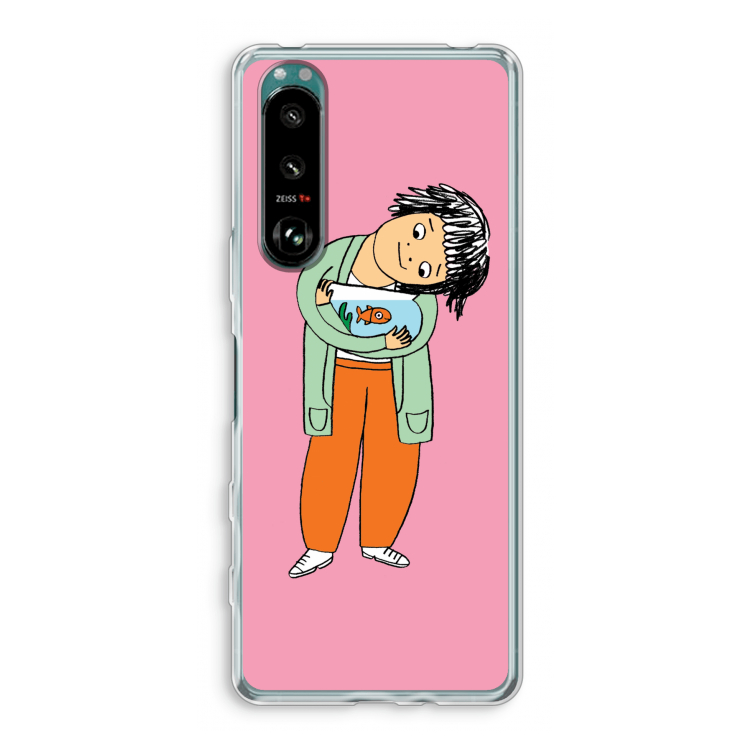 Visknuffel: Sony Xperia 5 III Transparant Hoesje