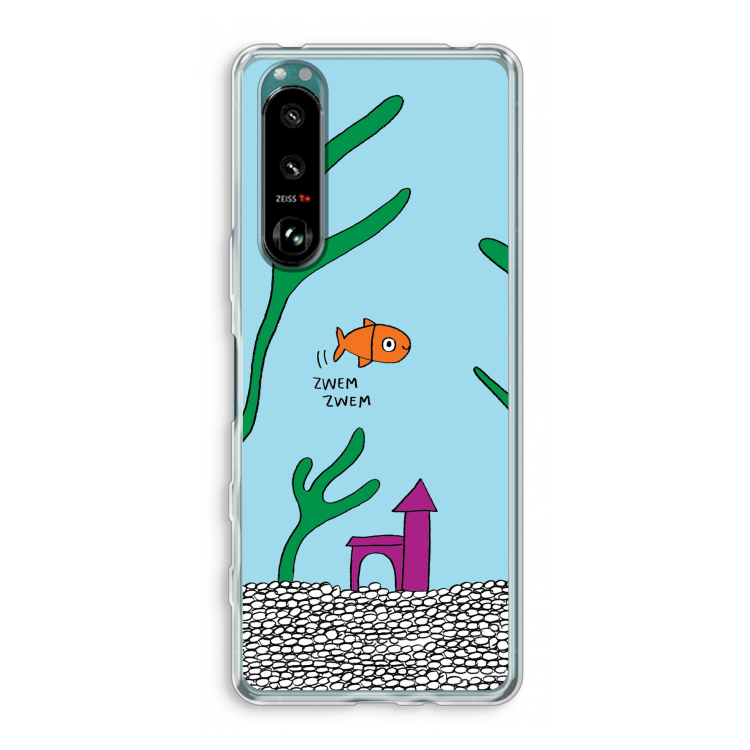 Aquarium: Sony Xperia 5 III Transparant Hoesje