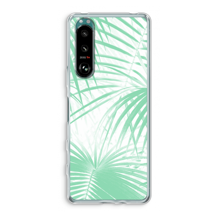Palmbladeren: Sony Xperia 5 III Transparant Hoesje