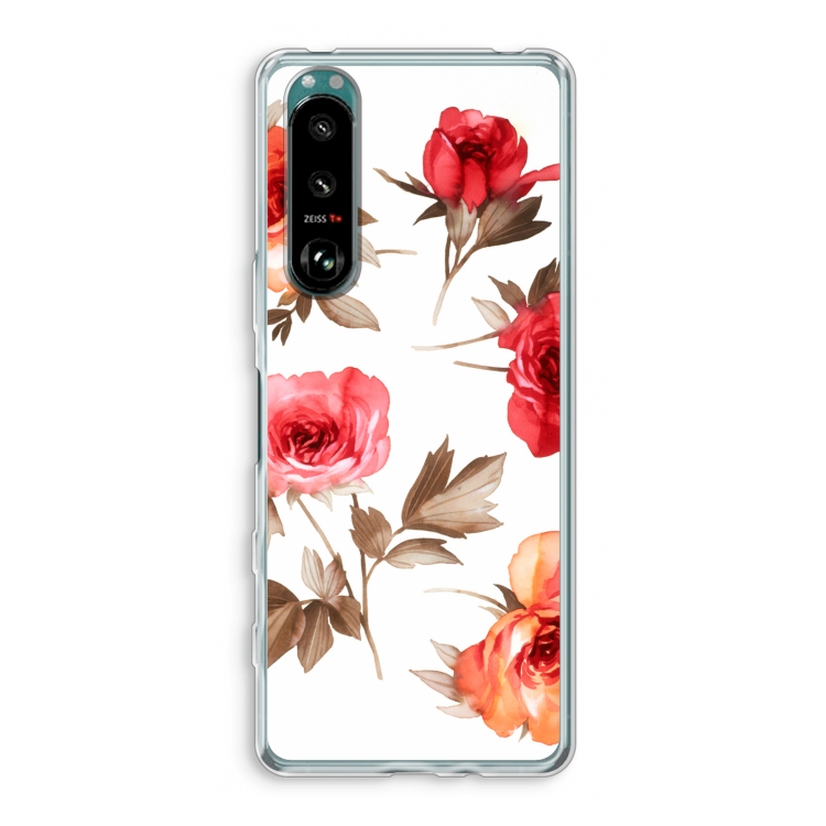 Roosjes: Sony Xperia 5 III Transparant Hoesje