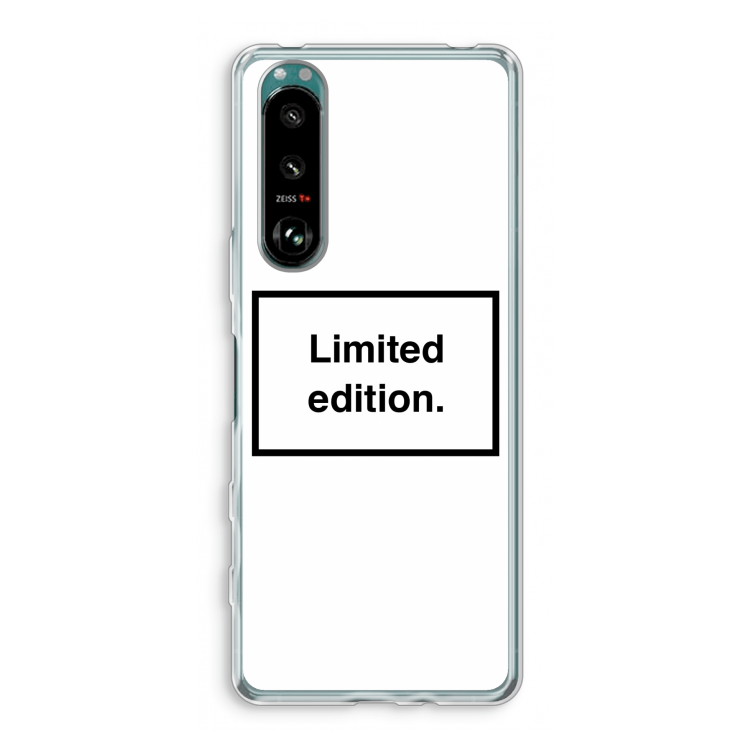 Limited edition: Sony Xperia 5 III Transparant Hoesje