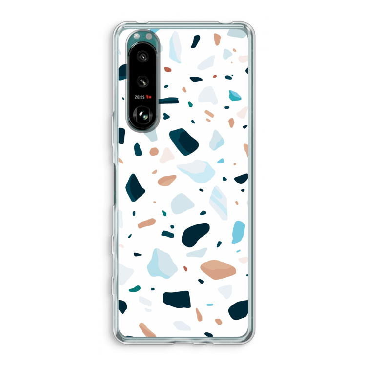 Terrazzo N°13: Sony Xperia 5 III Transparant Hoesje
