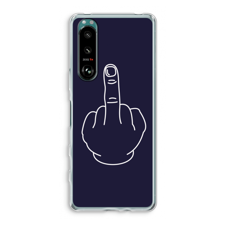 F**k U: Sony Xperia 5 III Transparant Hoesje