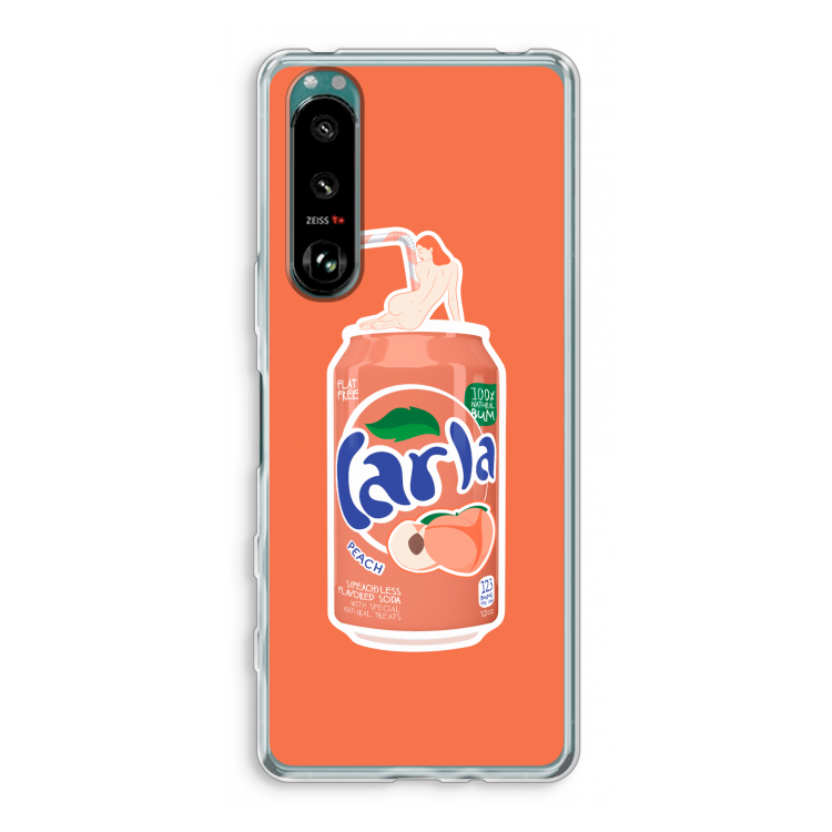 S(peach)less: Sony Xperia 5 III Transparant Hoesje