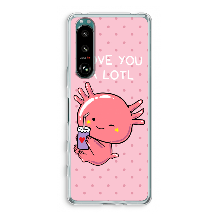 Love You A Lotl: Sony Xperia 5 III Transparant Hoesje
