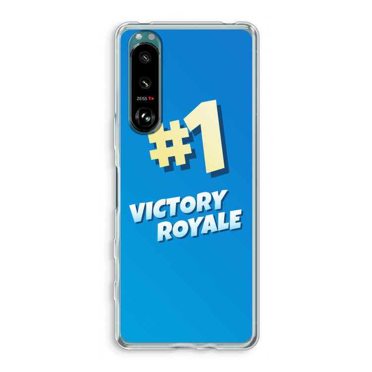 Victory Royale: Sony Xperia 5 III Transparant Hoesje