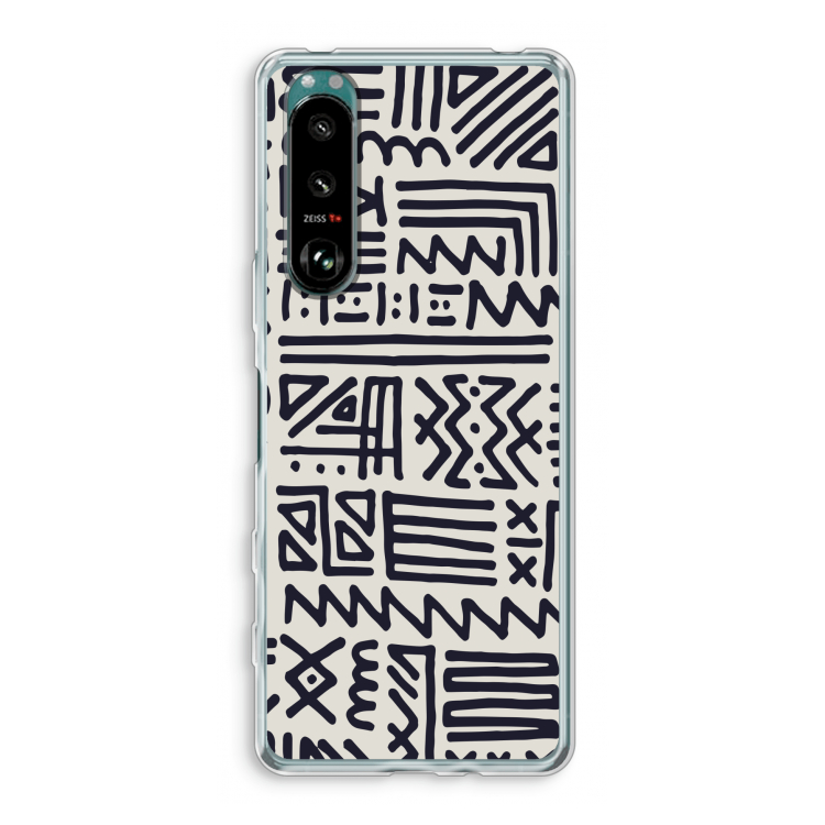 Marrakech print: Sony Xperia 5 III Transparant Hoesje