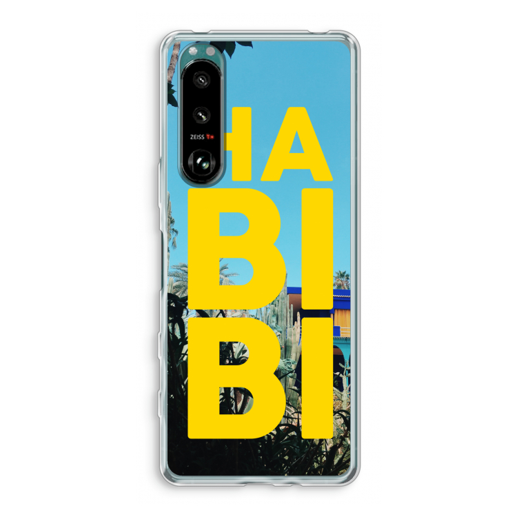 Habibi Majorelle : Sony Xperia 5 III Transparant Hoesje