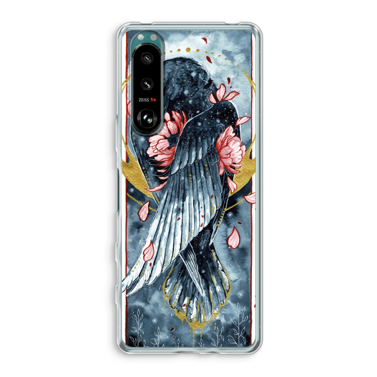 Golden Raven: Sony Xperia 5 III Transparant Hoesje