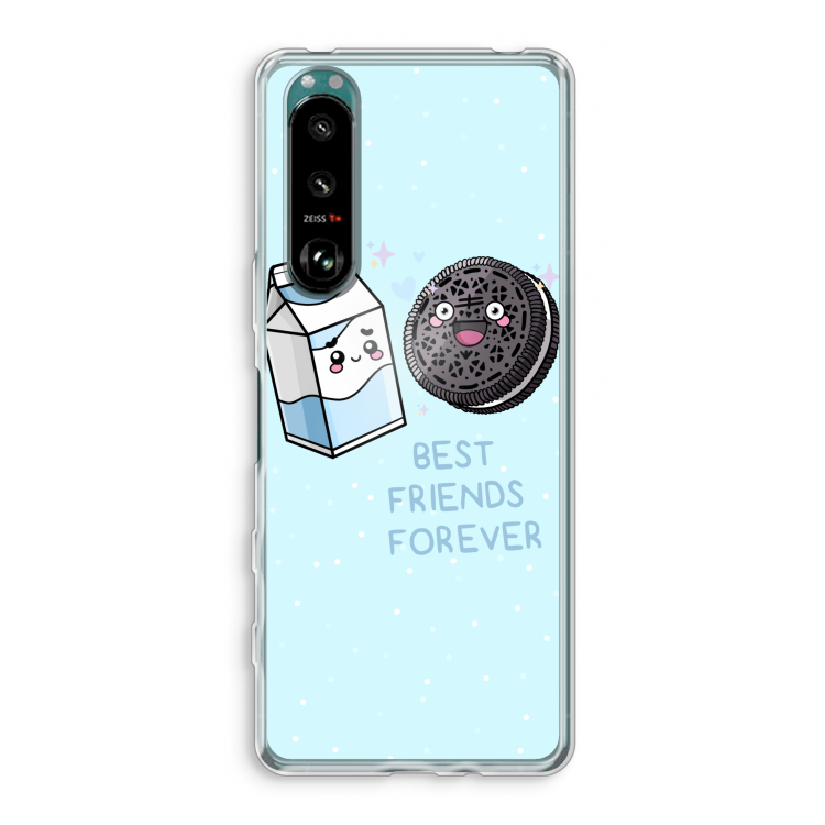 Best Friend Forever: Sony Xperia 5 III Transparant Hoesje