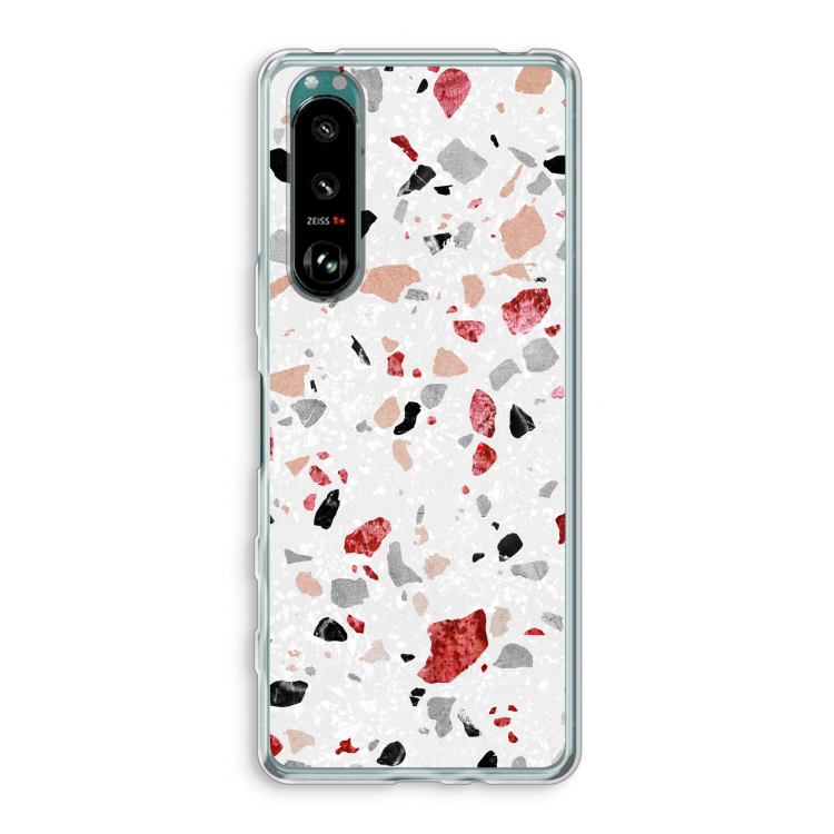 Terrazzo N°12: Sony Xperia 5 III Transparant Hoesje