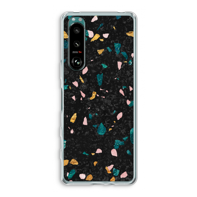 Terrazzo N°10: Sony Xperia 5 III Transparant Hoesje