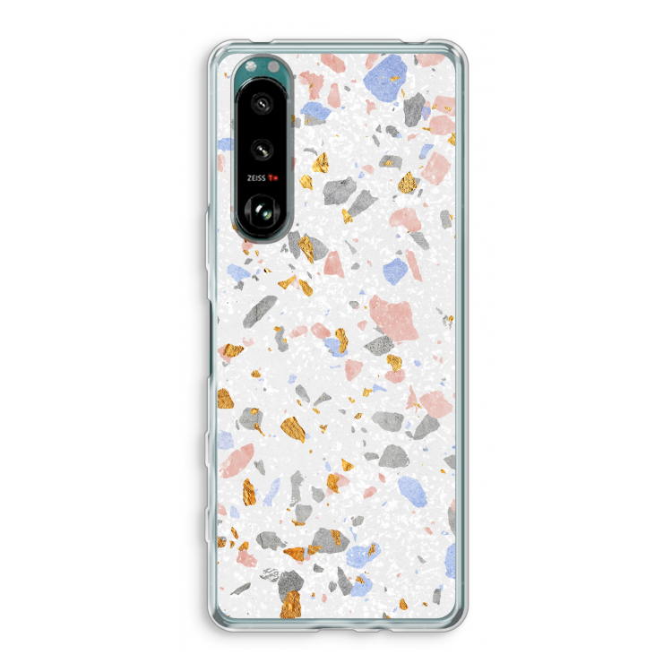 Terrazzo N°8: Sony Xperia 5 III Transparant Hoesje