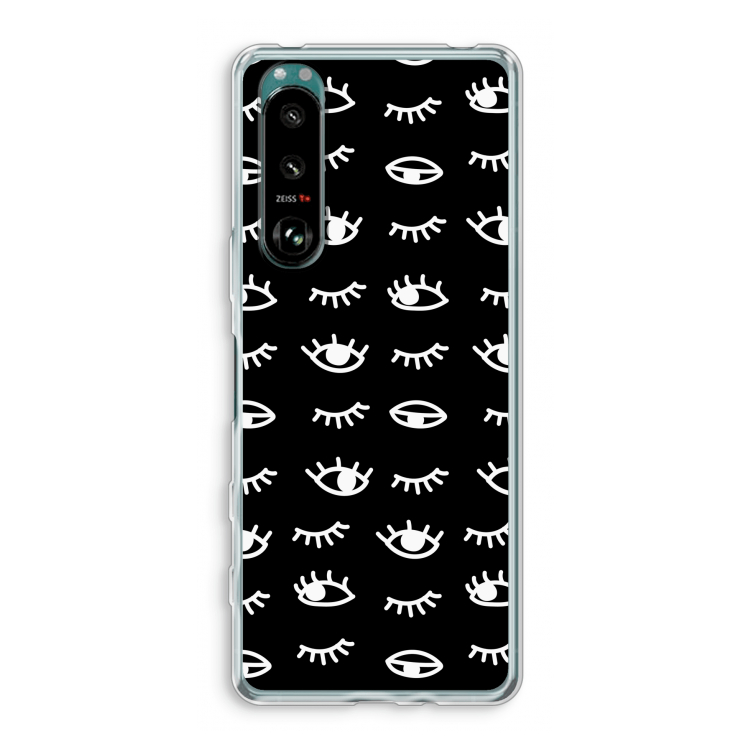 Eye pattern #3: Sony Xperia 5 III Transparant Hoesje
