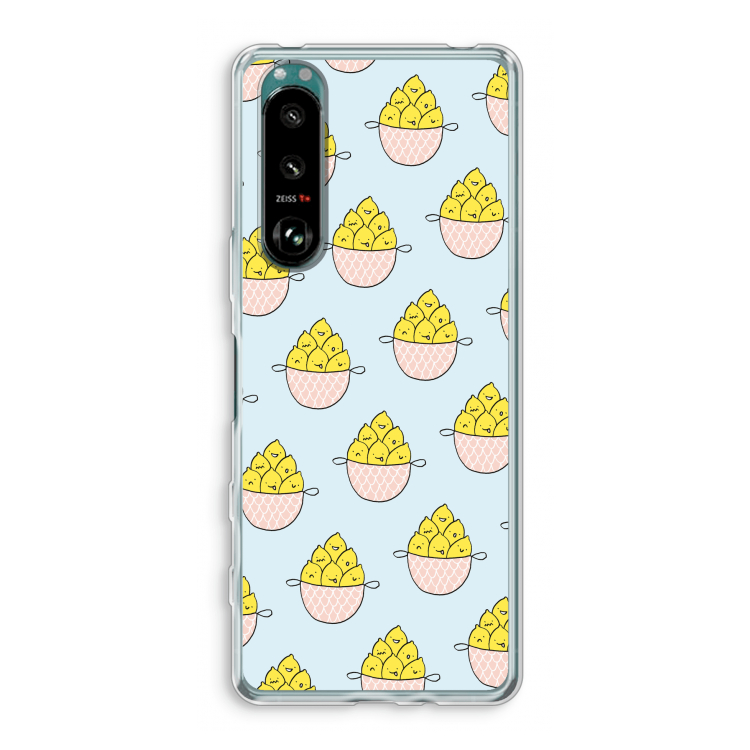 Citroenen: Sony Xperia 5 III Transparant Hoesje