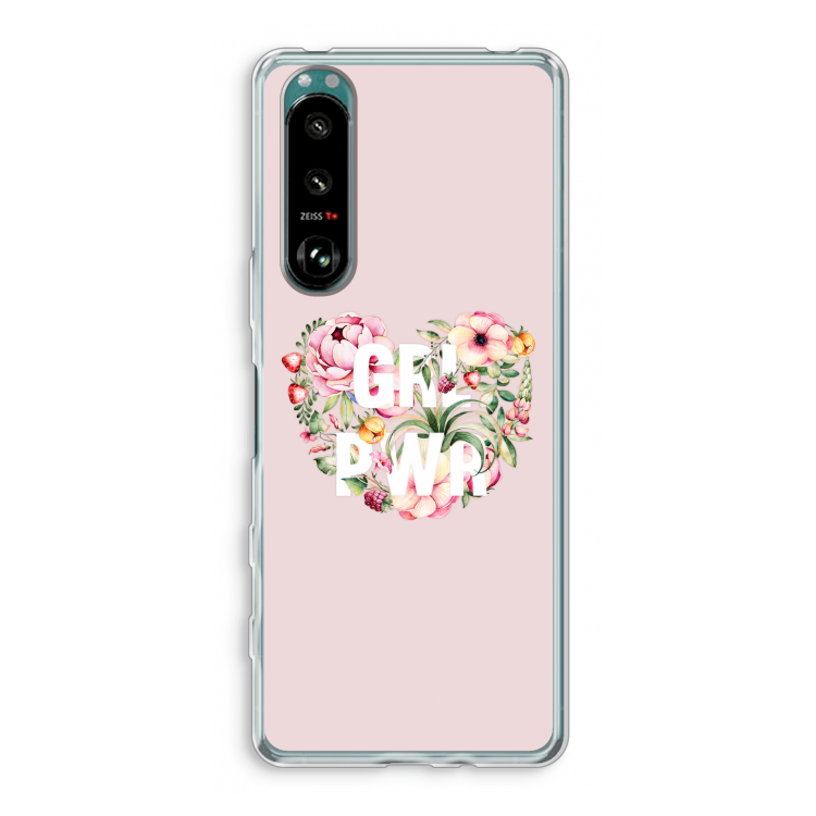 GRL PWR Flower: Sony Xperia 5 III Transparant Hoesje