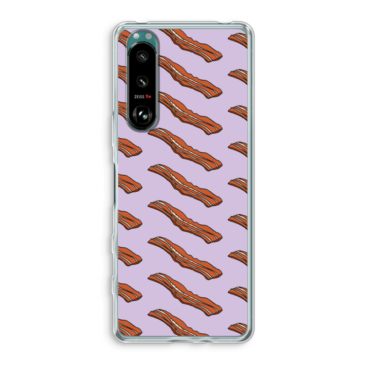 Bacon to my eggs #2: Sony Xperia 5 III Transparant Hoesje