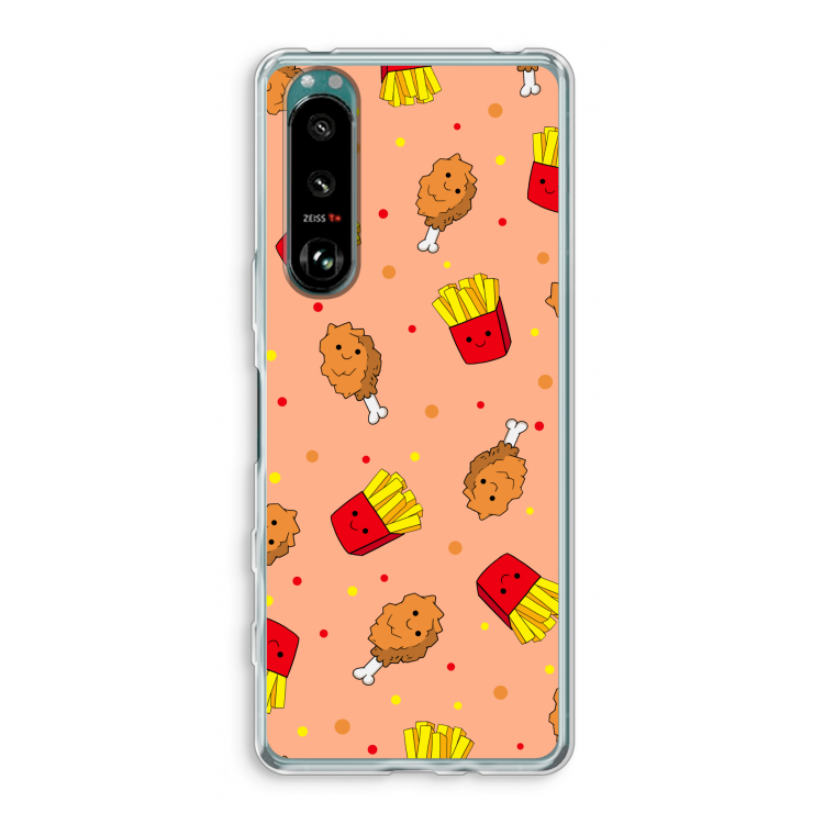 Chicken 'n Fries: Sony Xperia 5 III Transparant Hoesje