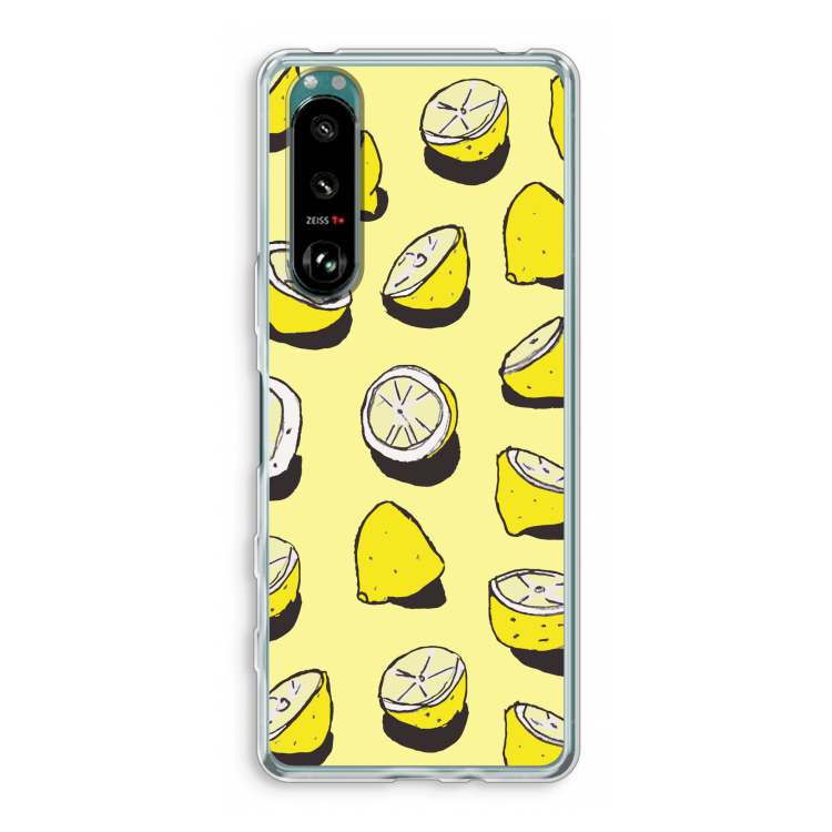 When Life Gives You Lemons...: Sony Xperia 5 III Transparant Hoesje