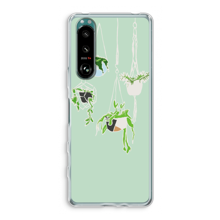 Hang In There: Sony Xperia 5 III Transparant Hoesje