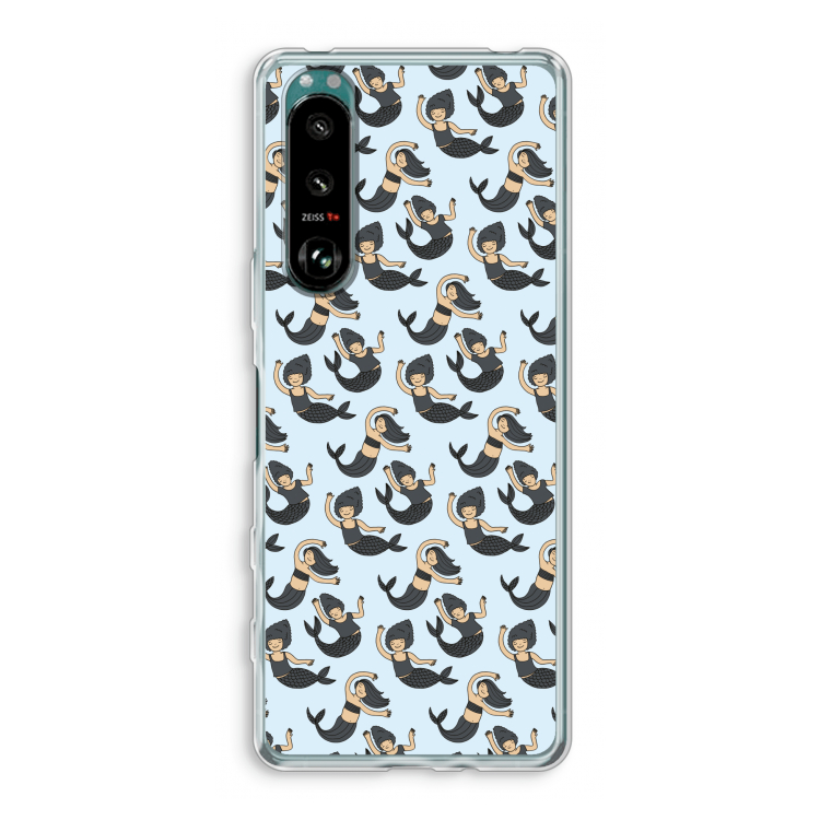 Zeemeermin: Sony Xperia 5 III Transparant Hoesje