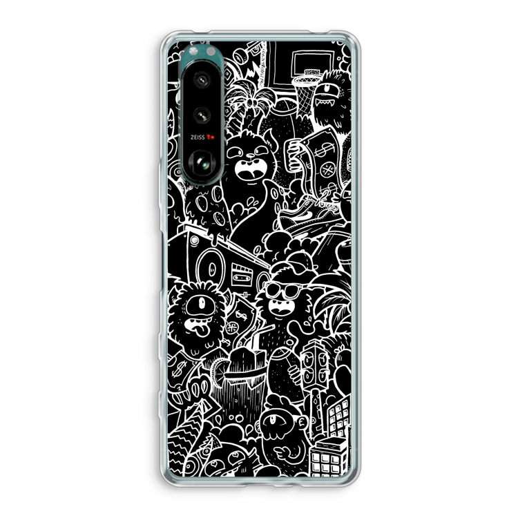 Vexx Black City : Sony Xperia 5 III Transparant Hoesje