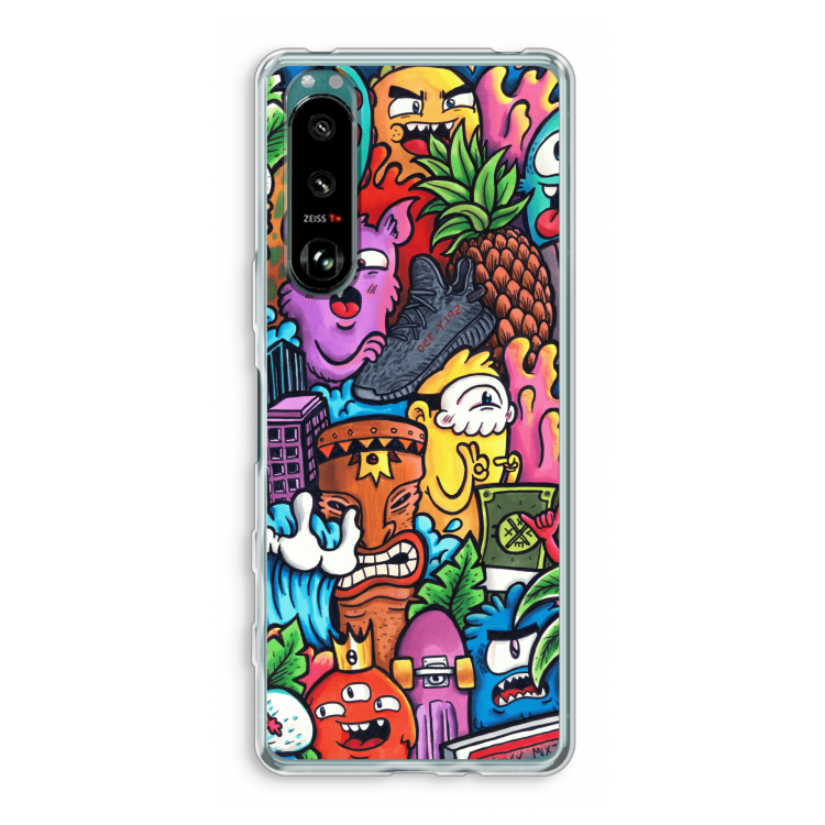 Vexx Mixtape: Sony Xperia 5 III Transparant Hoesje