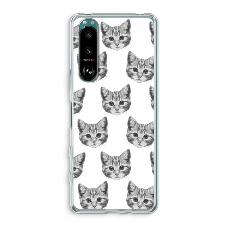 Kitten: Sony Xperia 5 III Transparant Hoesje