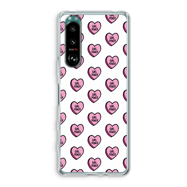 GIRL POWER: Sony Xperia 5 III Transparant Hoesje