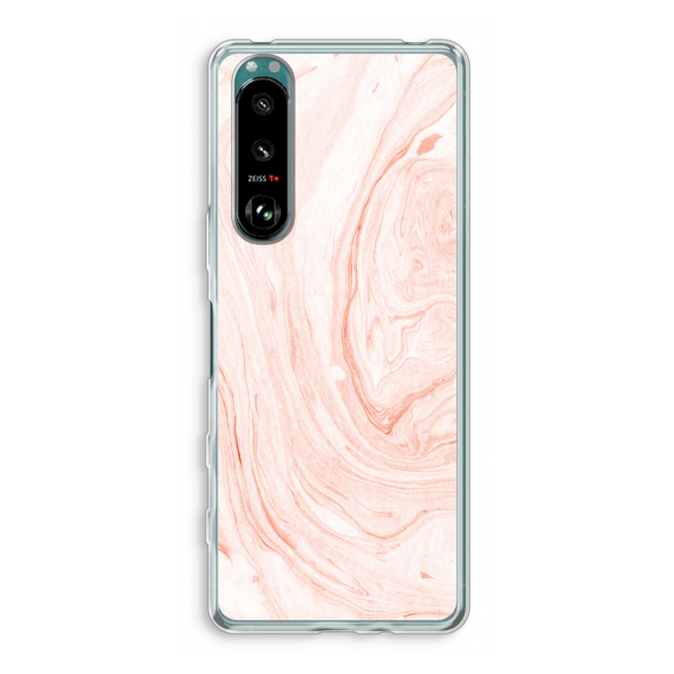 Peach bath: Sony Xperia 5 III Transparant Hoesje