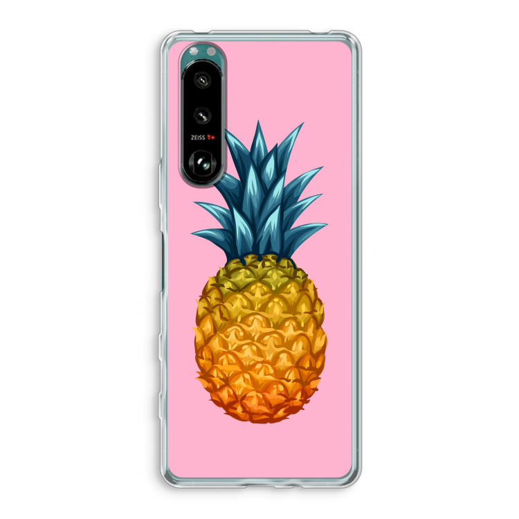 Grote ananas: Sony Xperia 5 III Transparant Hoesje