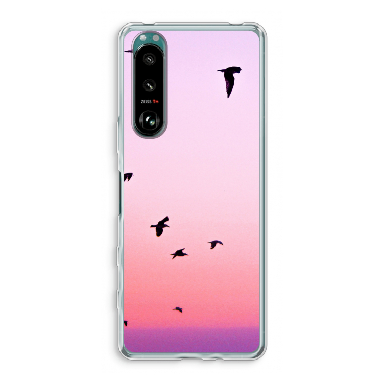 Fly away: Sony Xperia 5 III Transparant Hoesje