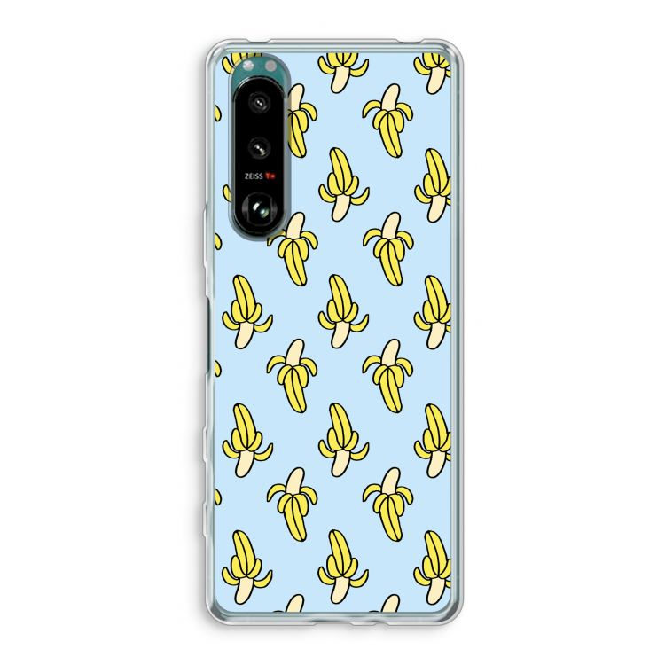 Bananas: Sony Xperia 5 III Transparant Hoesje